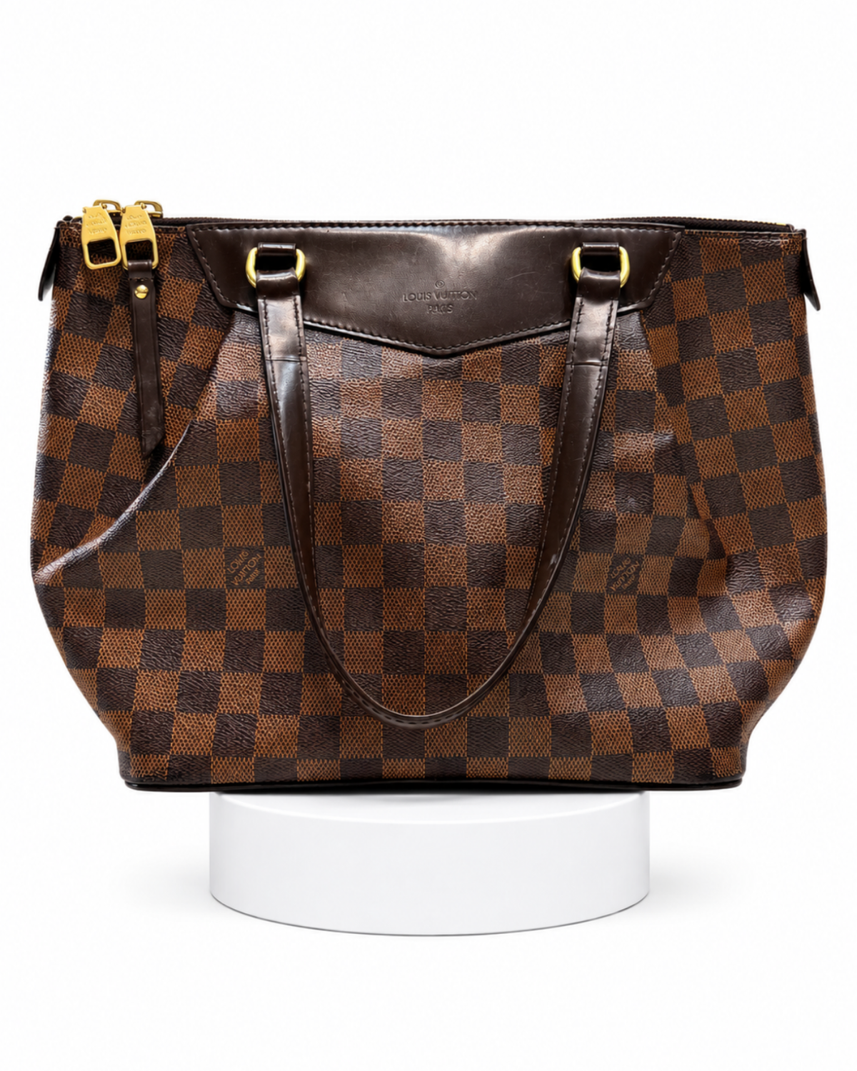 Louis Vuitton Westminster Handbag in Damier Ebene Canvas