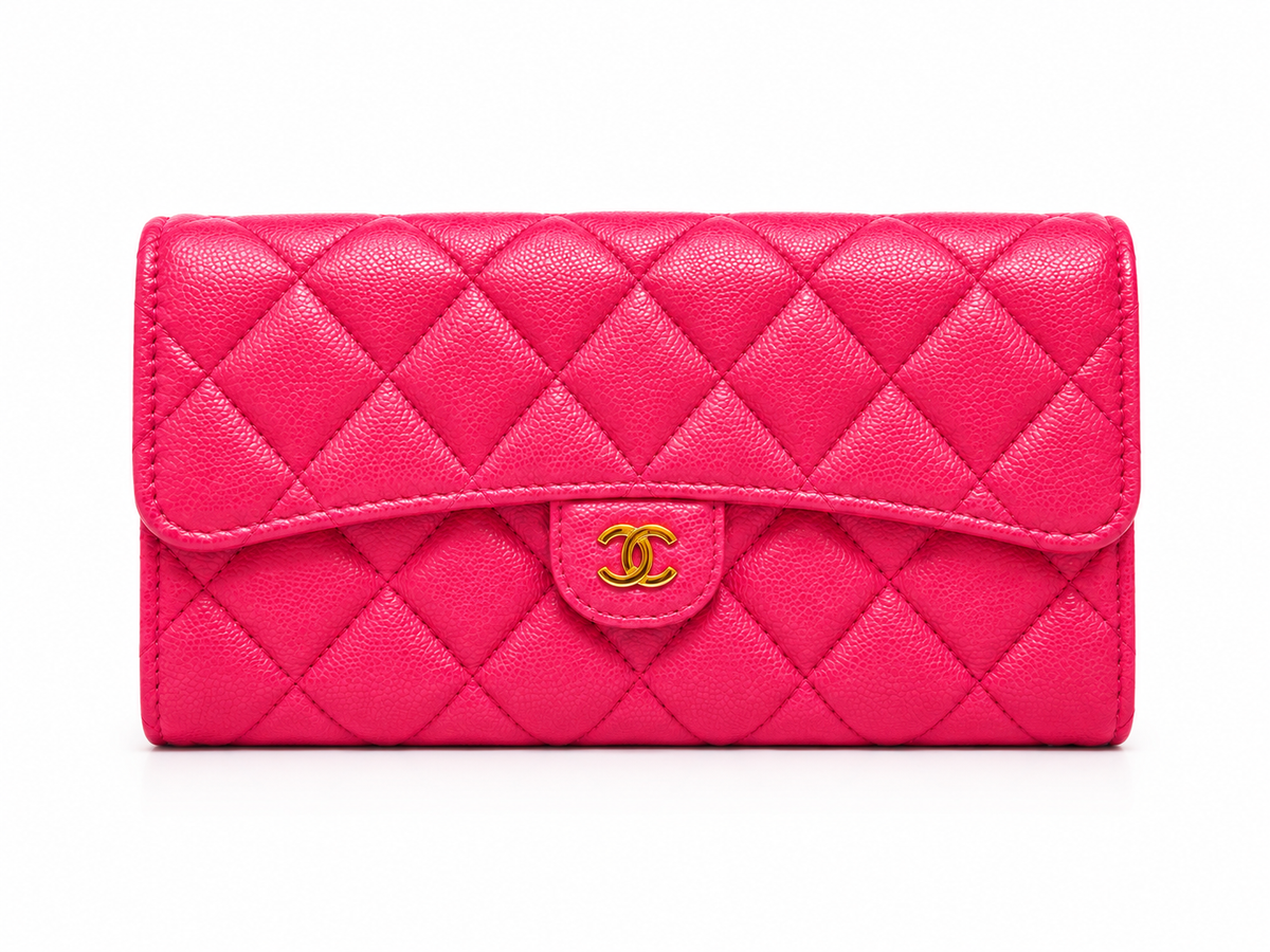 Chanel Classic Quilted Long Flap Wallet