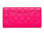 Chanel Quilted Caviar Classic Long Flap Wallet
