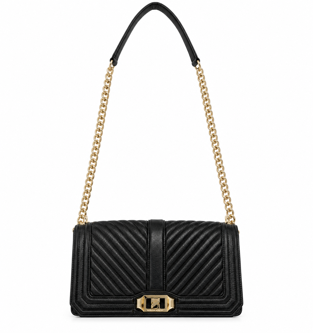 Rebecca Minkoff Chevron Quilted Love Crossbody Bag
