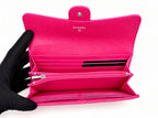 Chanel Quilted Caviar Classic Long Flap Wallet