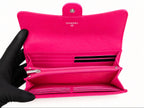 Chanel Quilted Caviar Classic Long Flap Wallet
