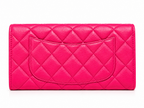 Chanel Quilted Caviar Leather Flap Wallet