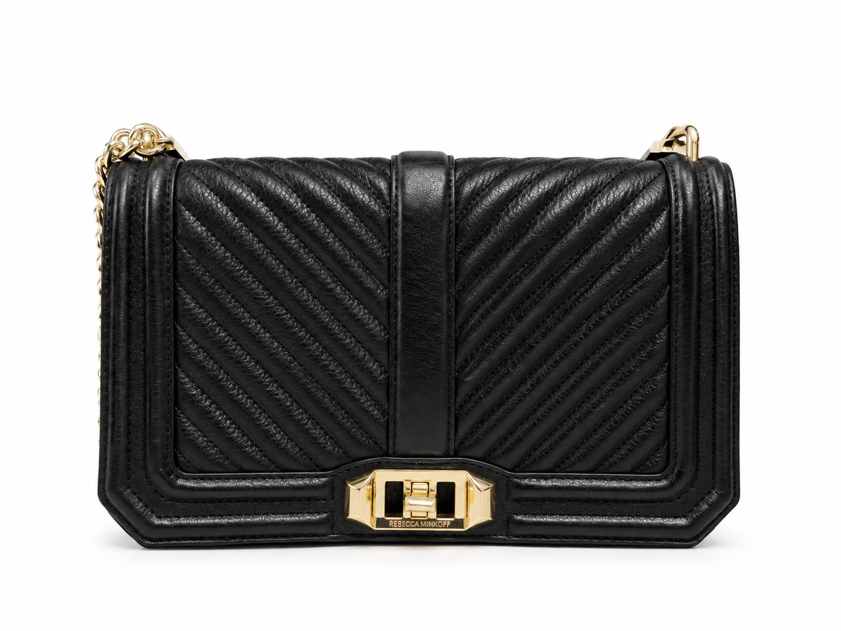 Rebecca Minkoff Chevron Quilted Love Crossbody Bag